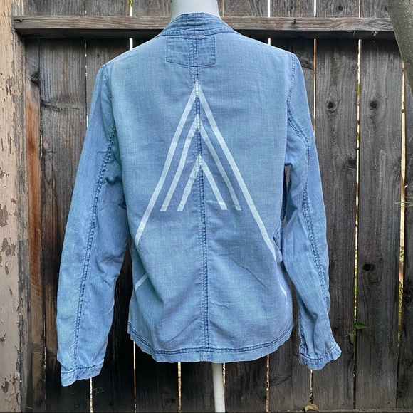 Freecity woman’s top Denim shirt size Small S - Picture 9 of 16